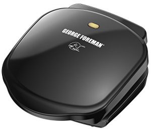 George Foreman 2-Serving Classic Plate Electric Indoor Grill for large family meals